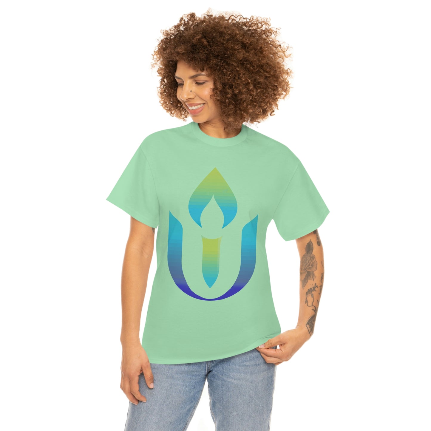 UUCOV Gradient Logo Unisex Heavy Cotton Tee