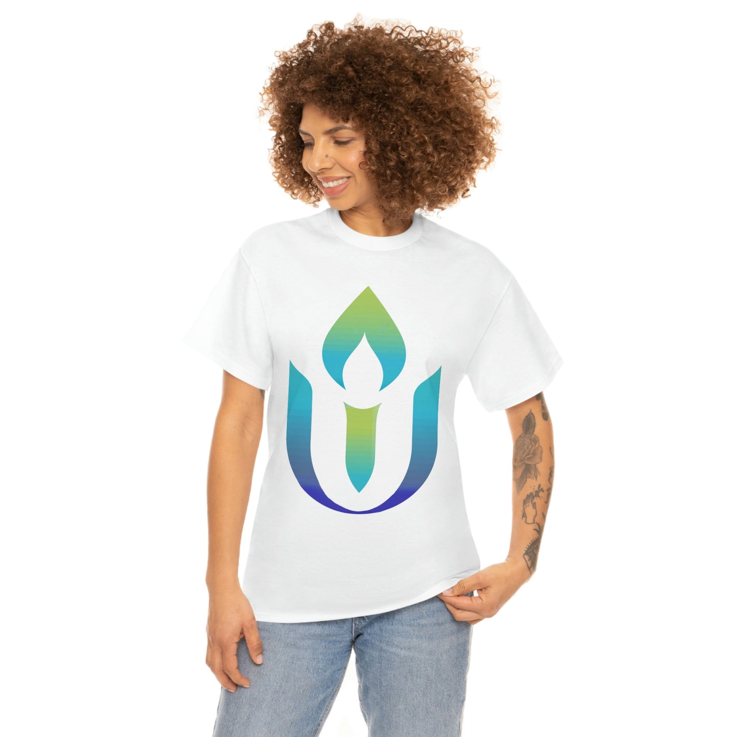 UUCOV Gradient Logo Unisex Heavy Cotton Tee