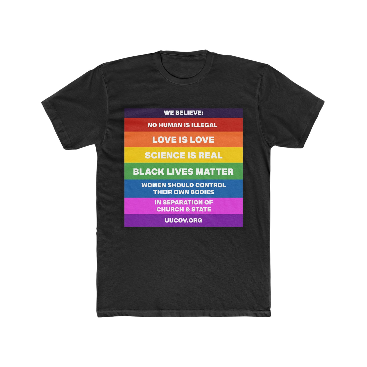 We Believe Men's Cotton Crew Tee