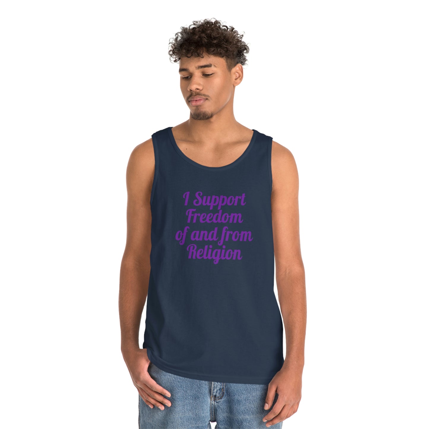 Freedom Unisex Heavy Cotton Tank Top
