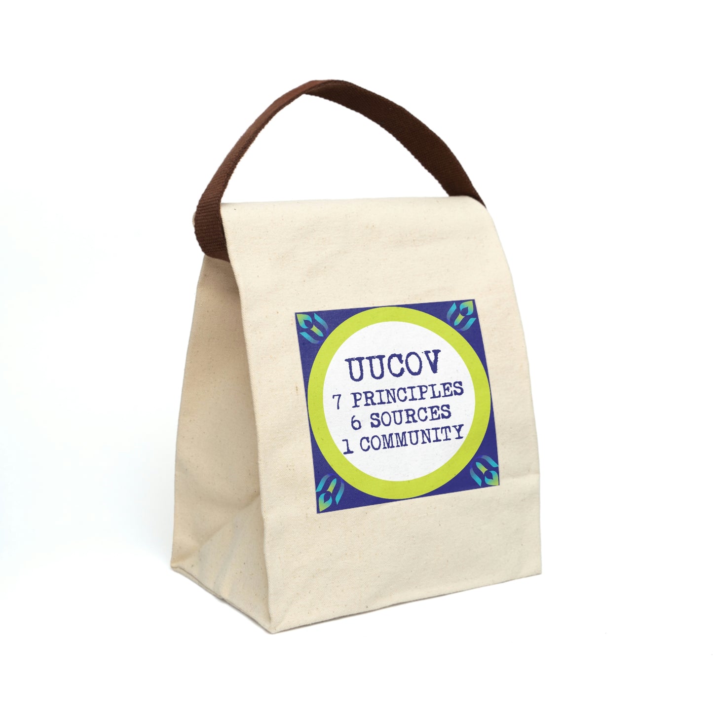 7 Principles Canvas Lunch Bag With Strap