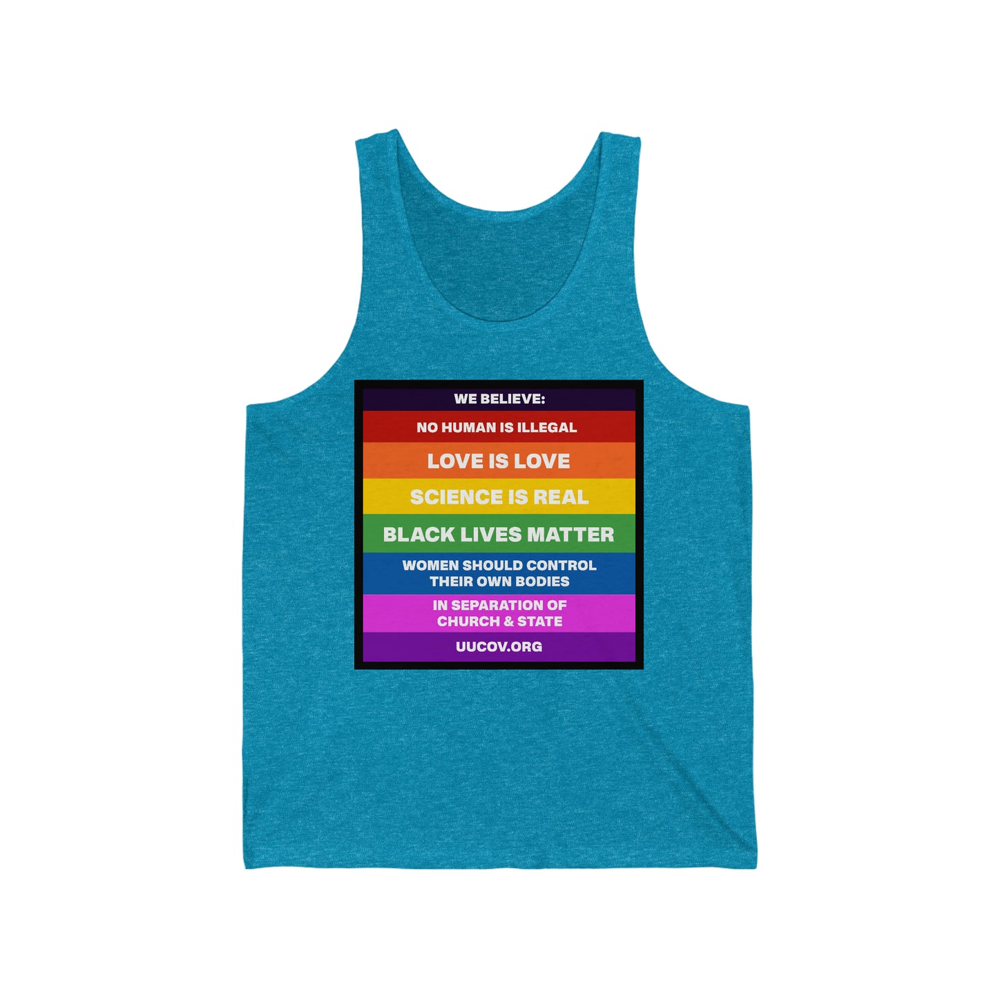 Believe Unisex Jersey Tank