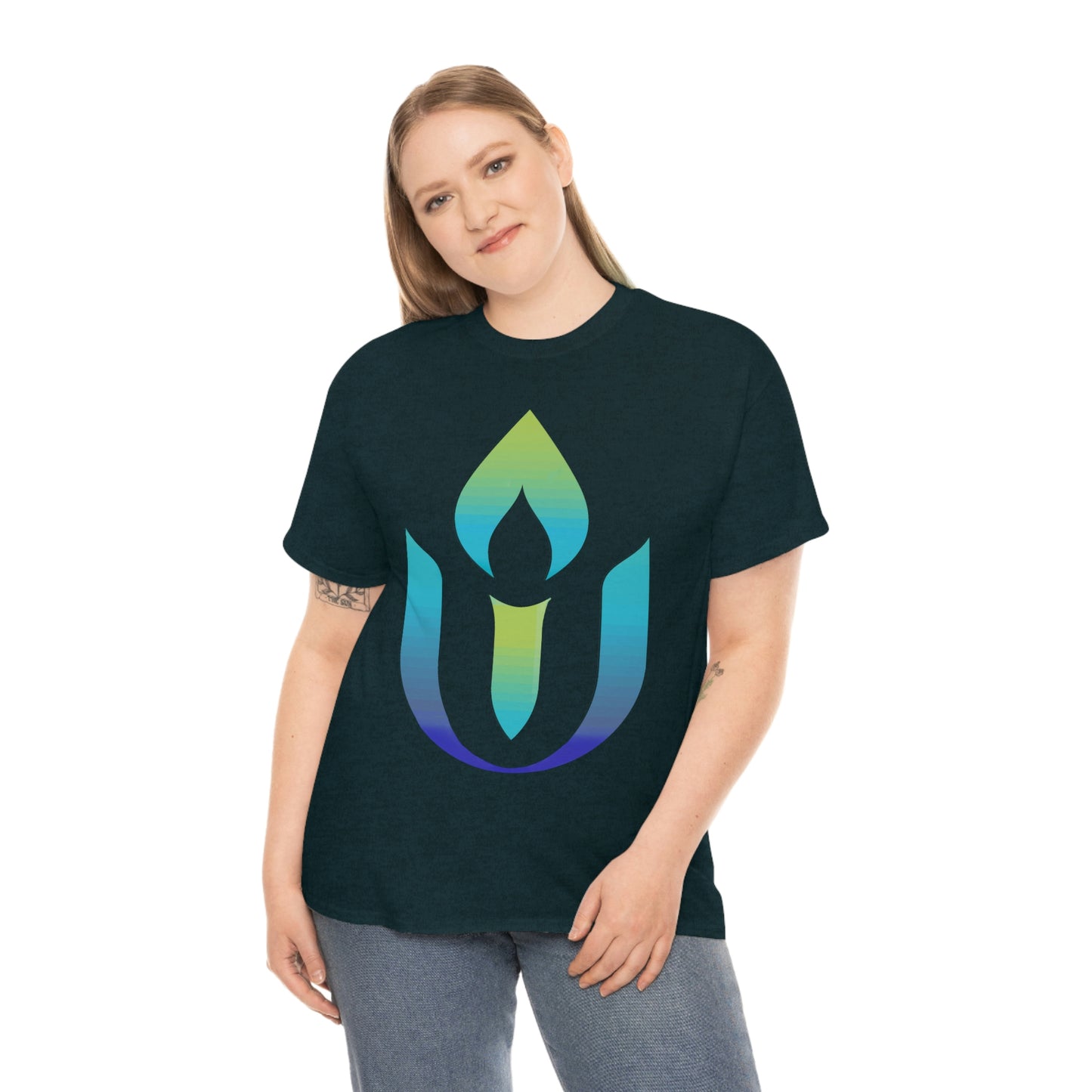 UUCOV Gradient Logo Unisex Heavy Cotton Tee