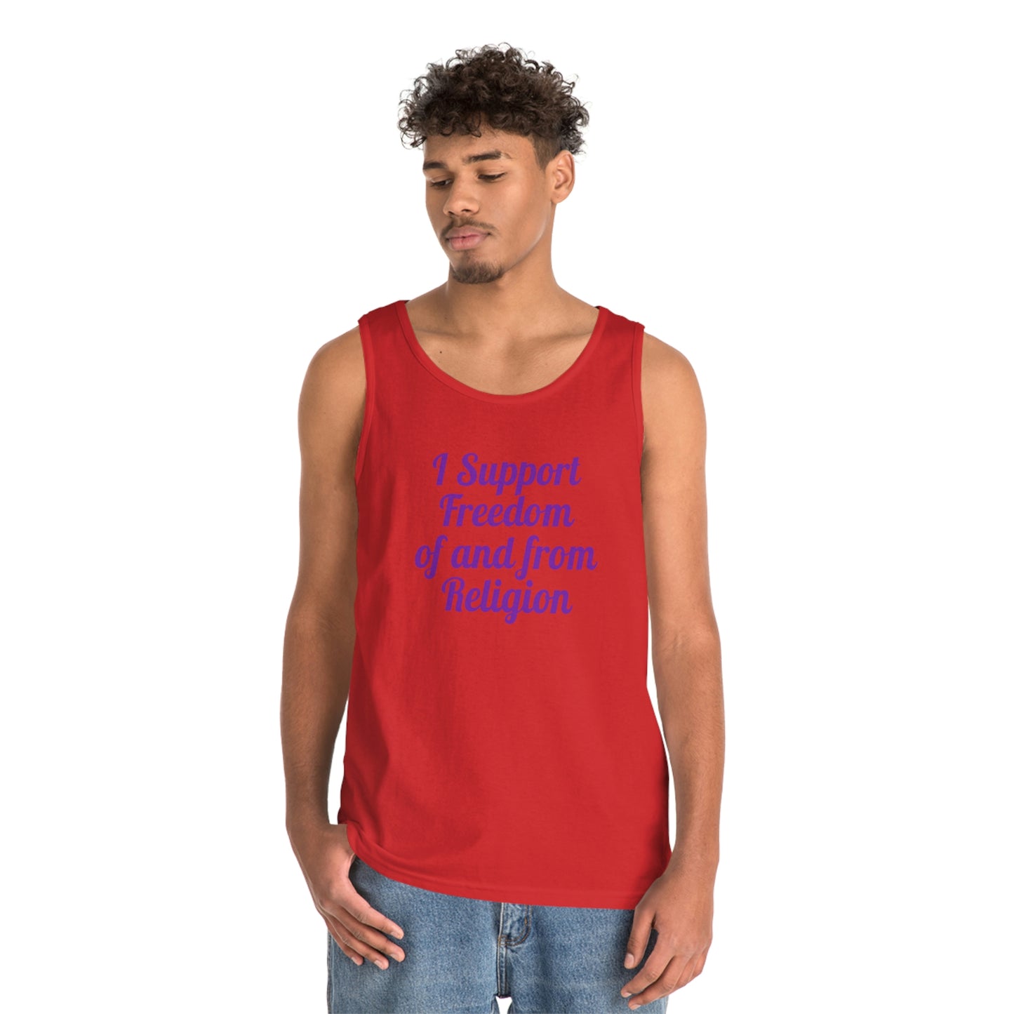 Freedom Unisex Heavy Cotton Tank Top