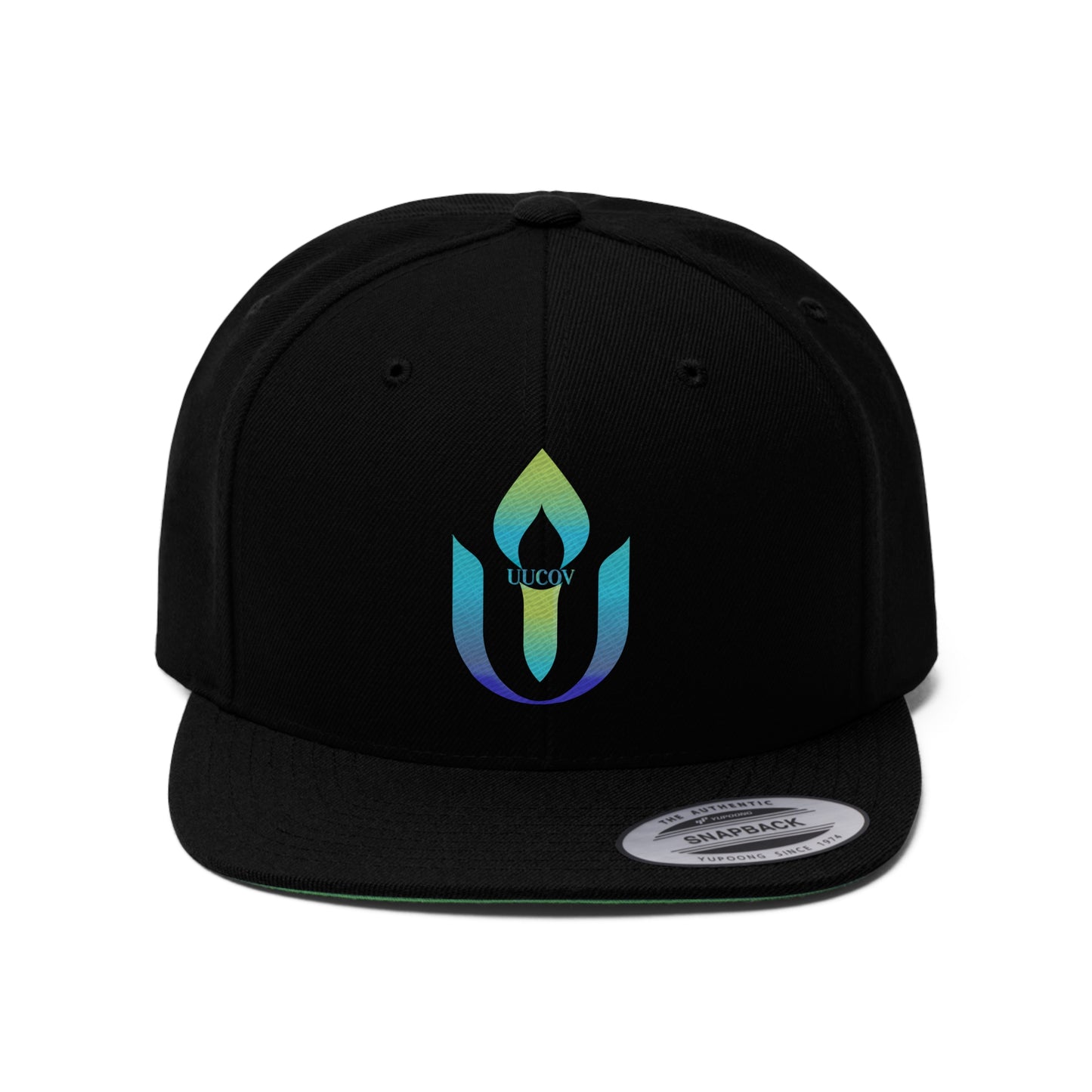 UUCOV Unisex Flat Bill Hat (Embroidered design)