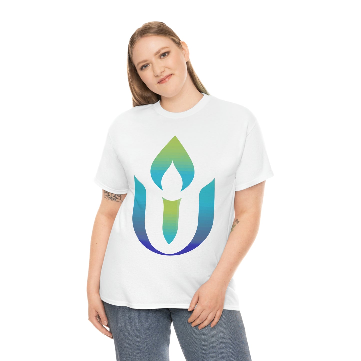 UUCOV Gradient Logo Unisex Heavy Cotton Tee