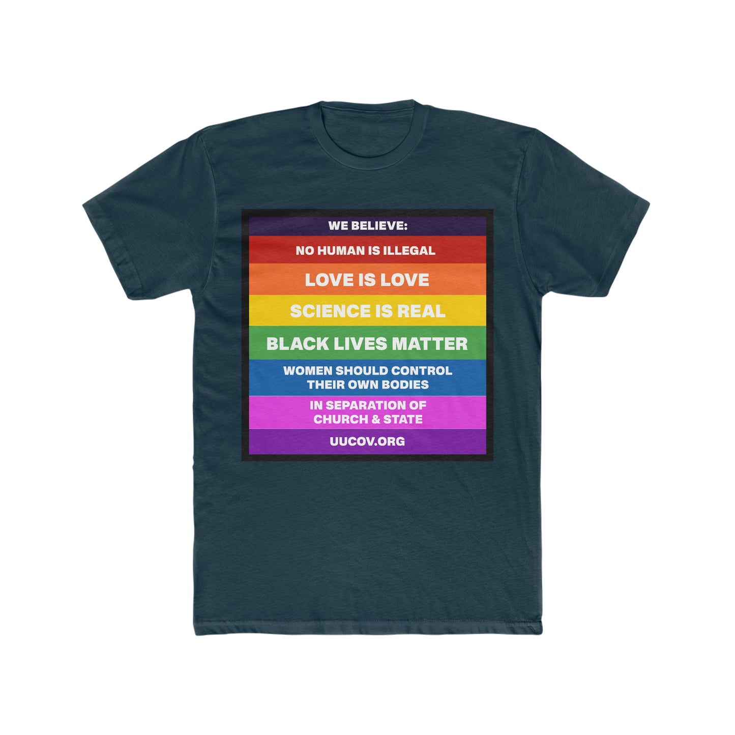 We Believe Men's Cotton Crew Tee