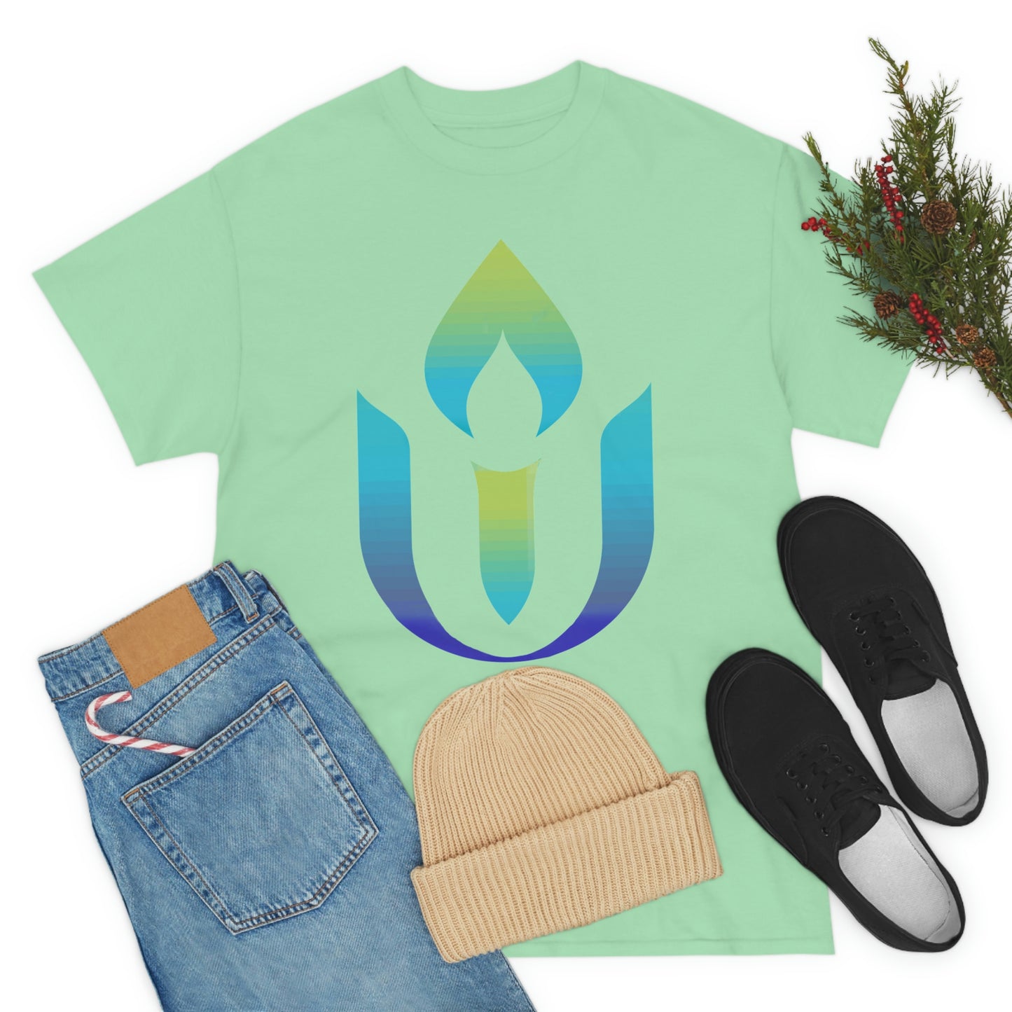 UUCOV Gradient Logo Unisex Heavy Cotton Tee