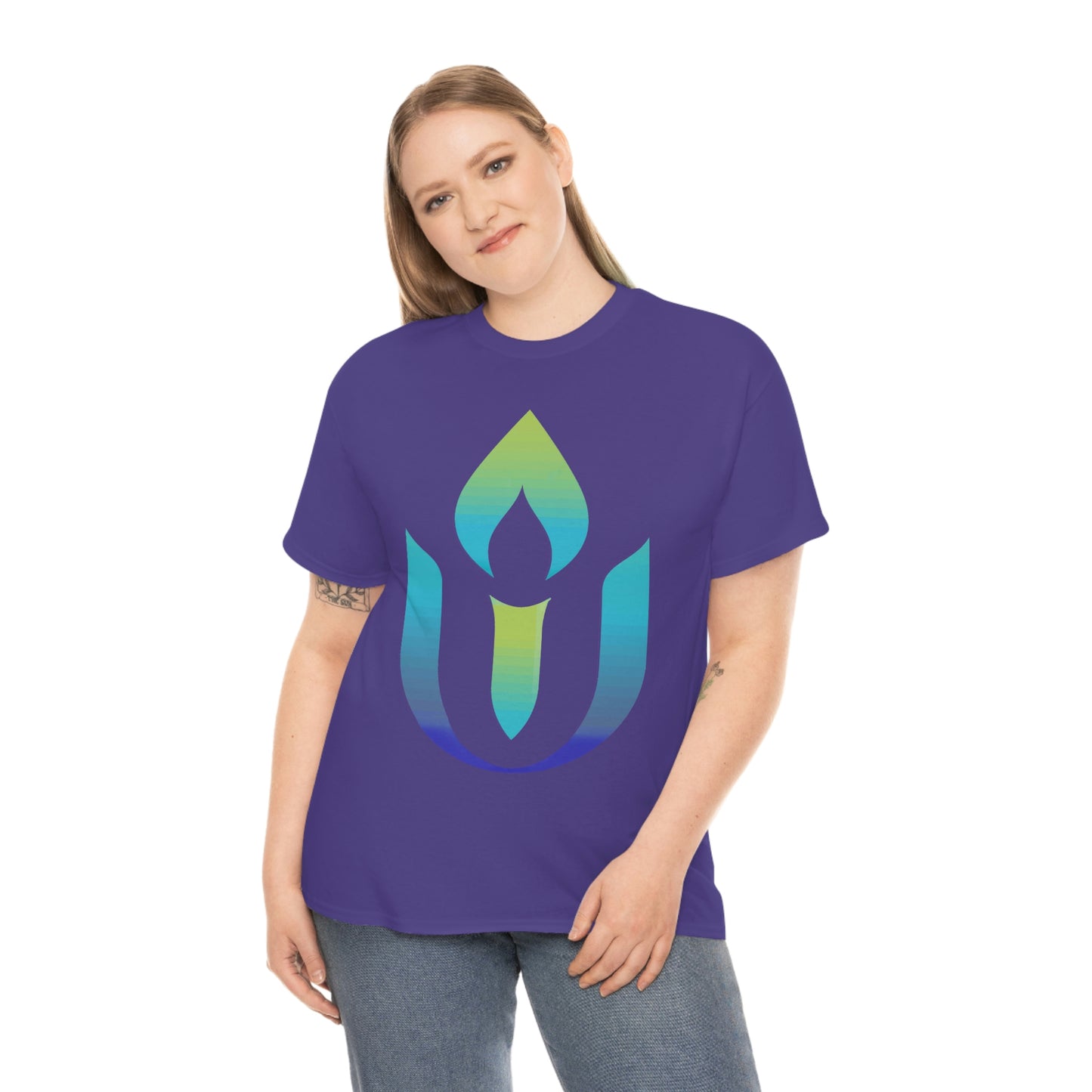 UUCOV Gradient Logo Unisex Heavy Cotton Tee