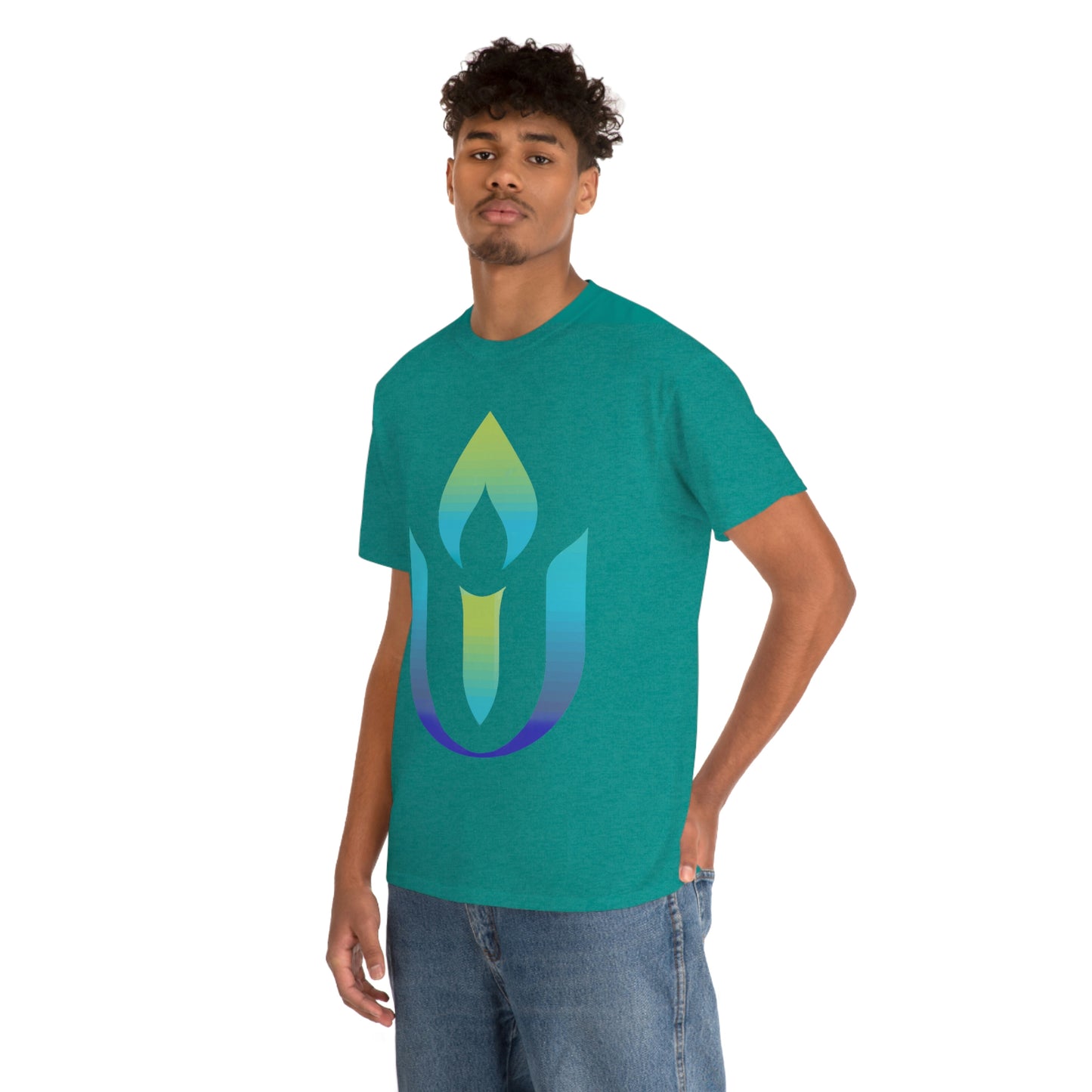 UUCOV Gradient Logo Unisex Heavy Cotton Tee