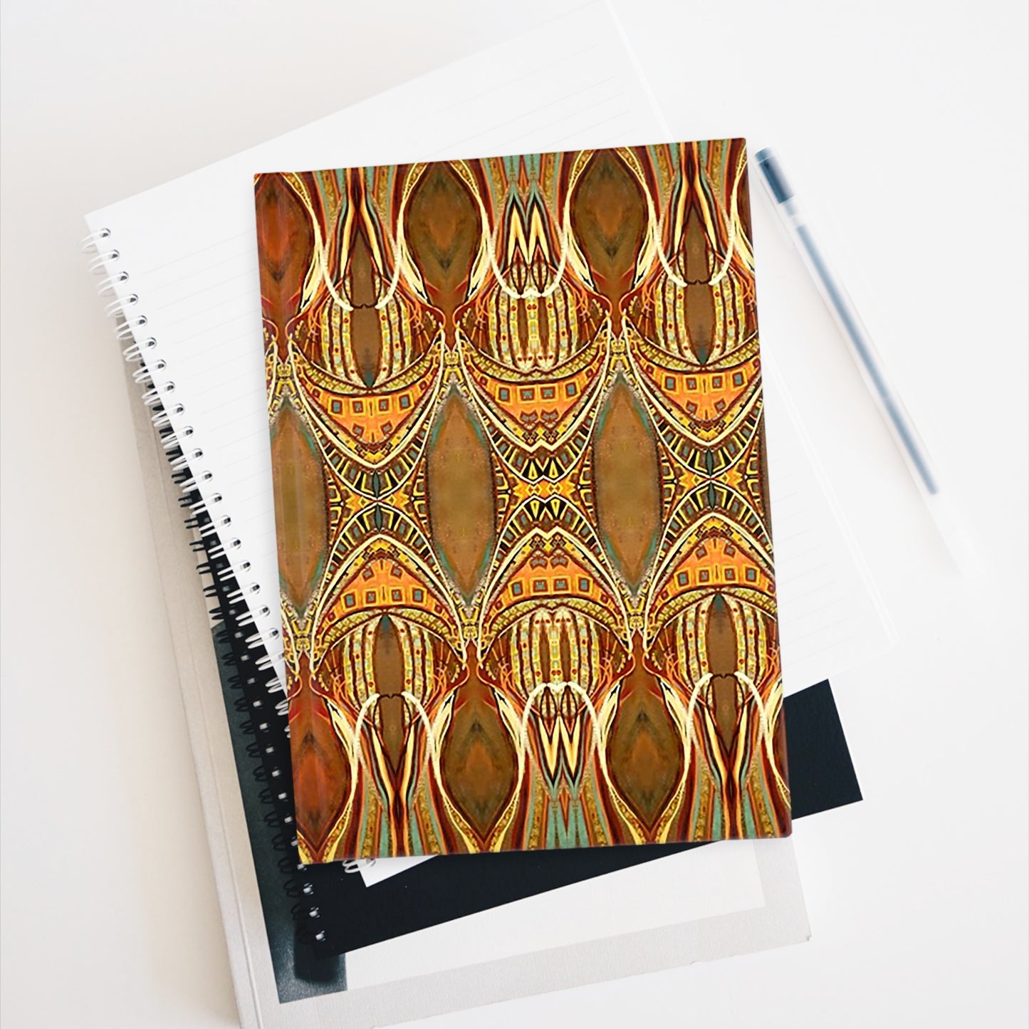 Wakanda Forever Pattern Hardback Journal - Ruled Line