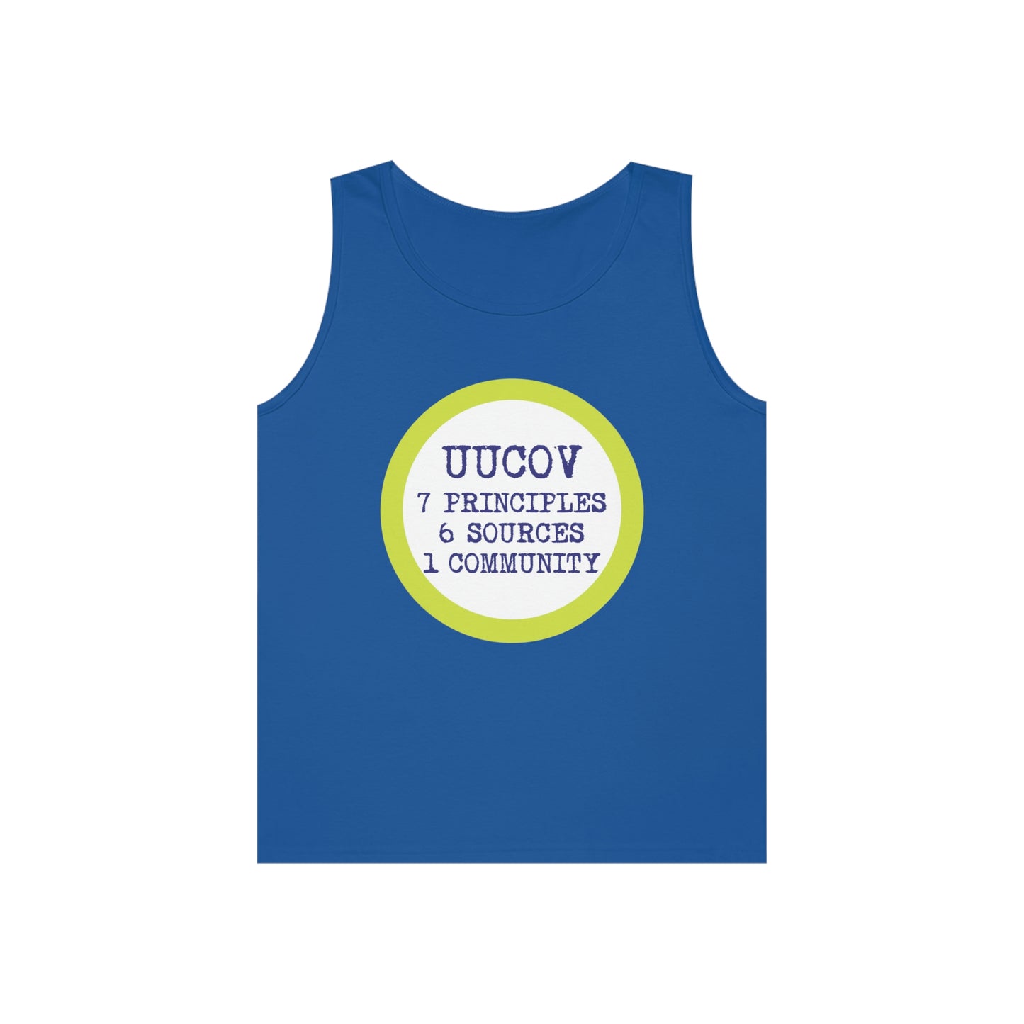 7 Principles Unisex Heavy Cotton Tank Top