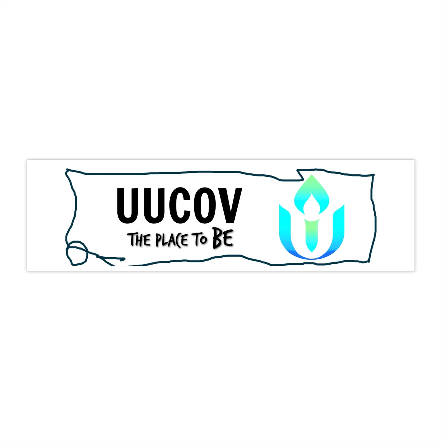 UUCOV The Place To Be Bumper Stickers