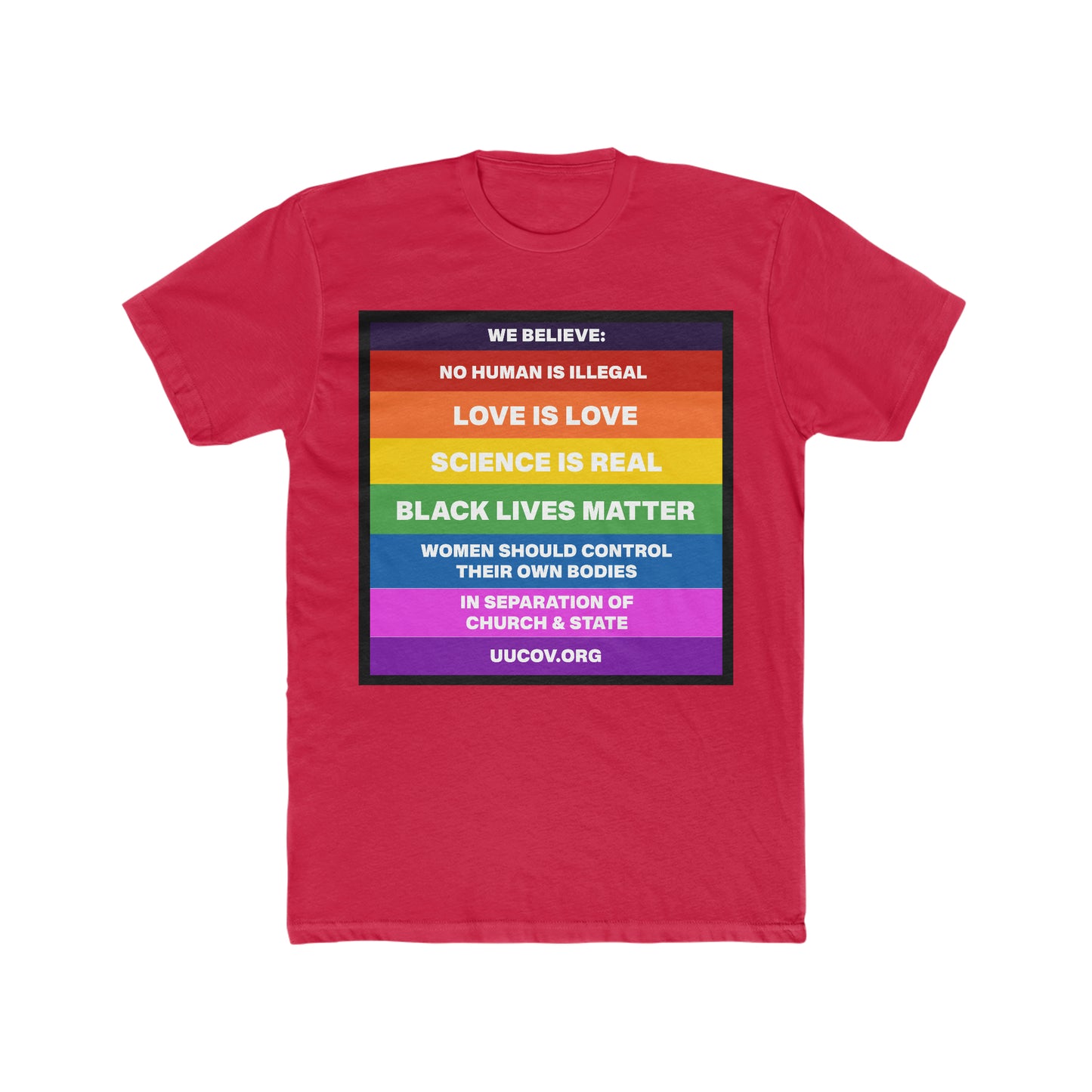 We Believe Men's Cotton Crew Tee