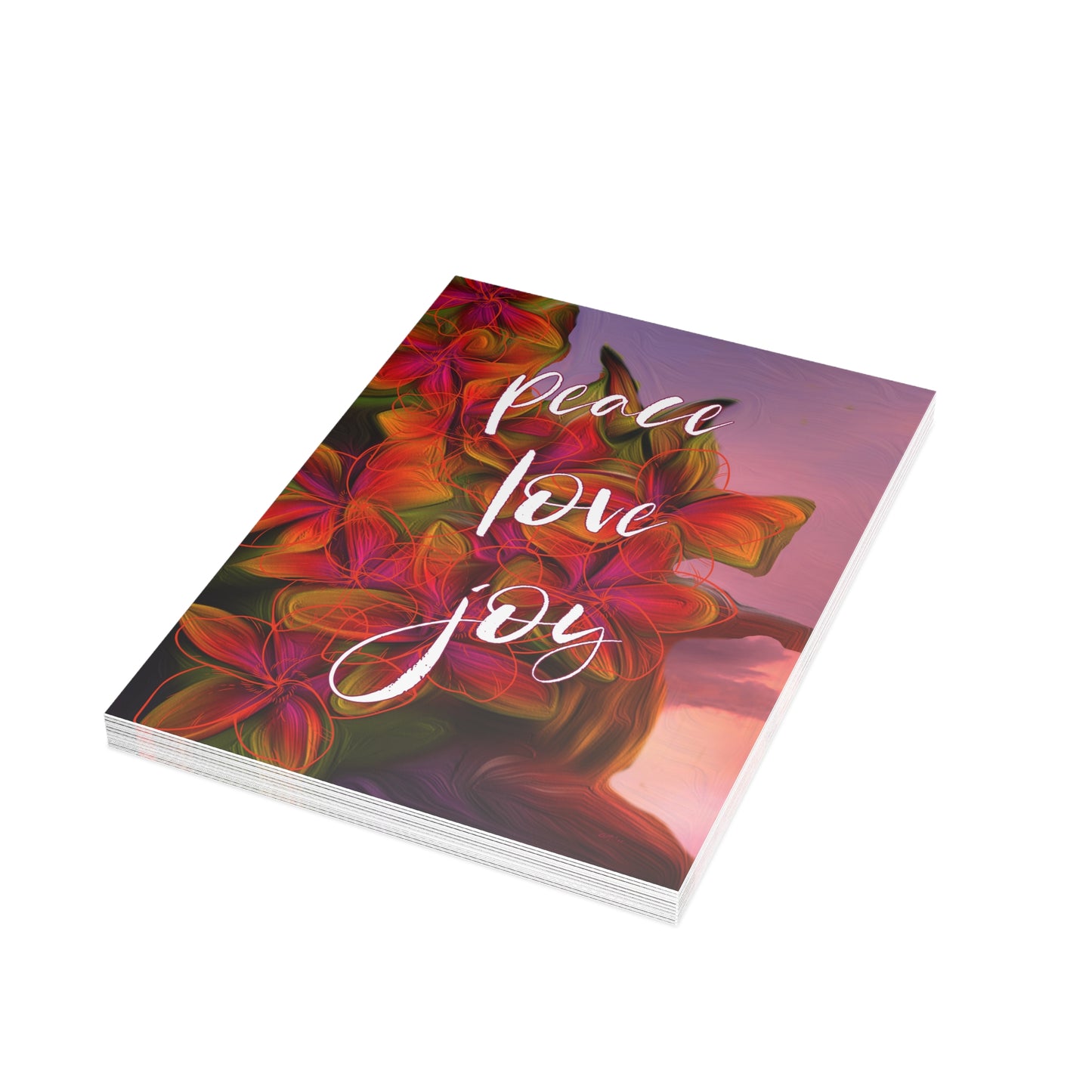 Peace Love Joy Greeting Card Bundles (10, 30, 50 pcs)