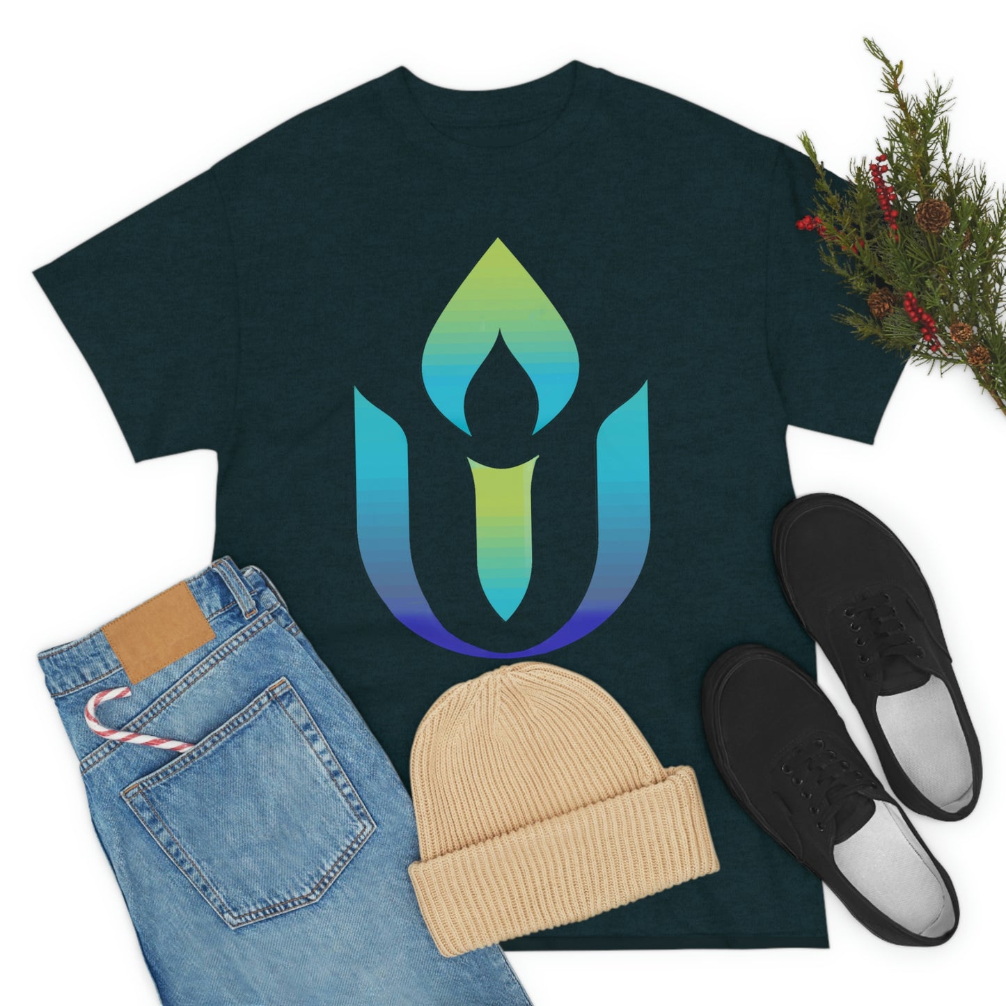 UUCOV Gradient Logo Unisex Heavy Cotton Tee