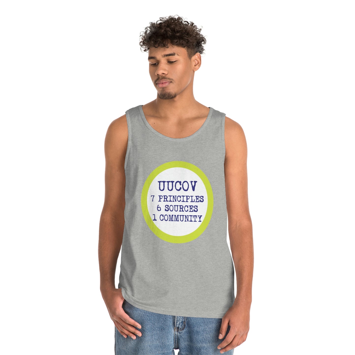 7 Principles Unisex Heavy Cotton Tank Top
