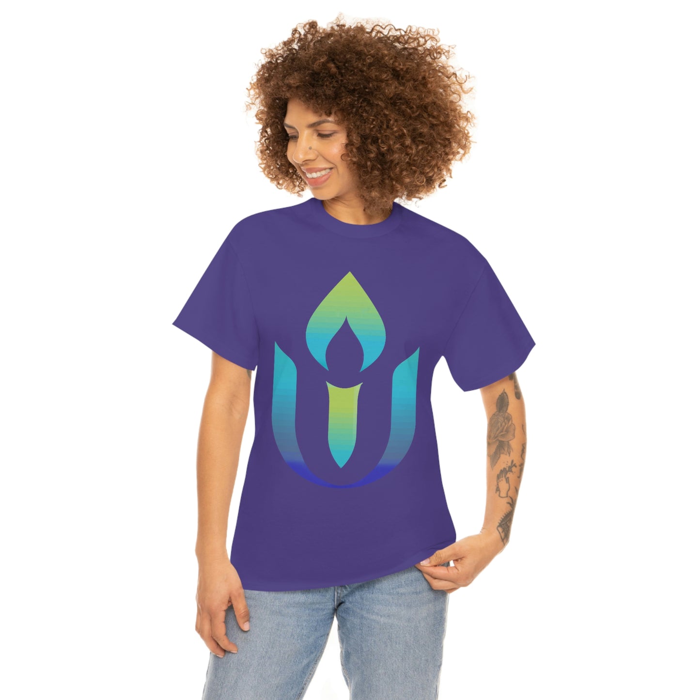 UUCOV Gradient Logo Unisex Heavy Cotton Tee