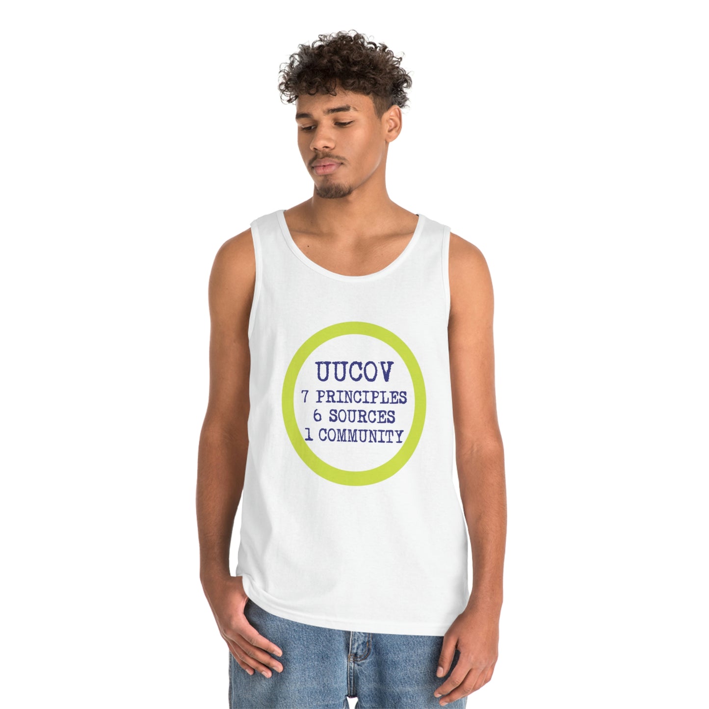 7 Principles Unisex Heavy Cotton Tank Top