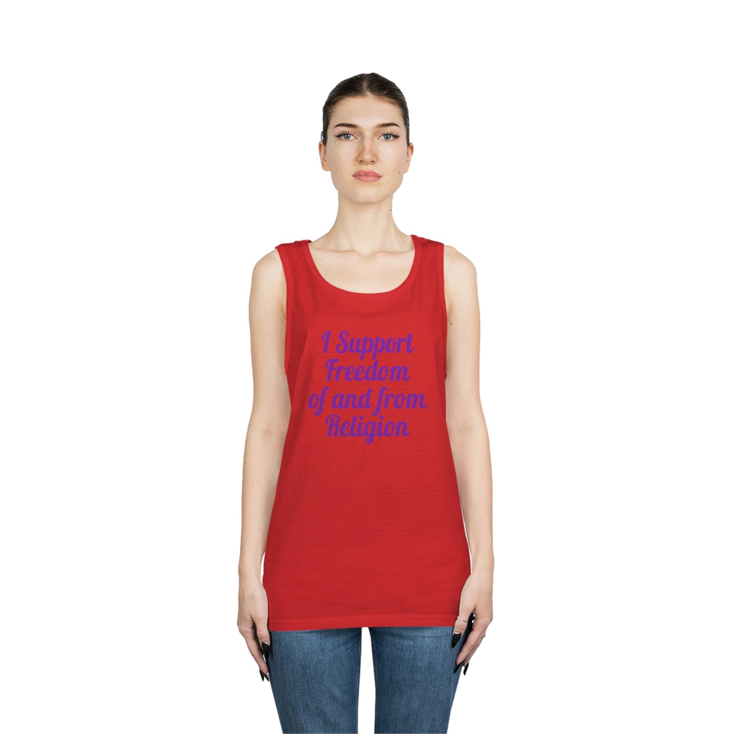 Freedom Unisex Heavy Cotton Tank Top