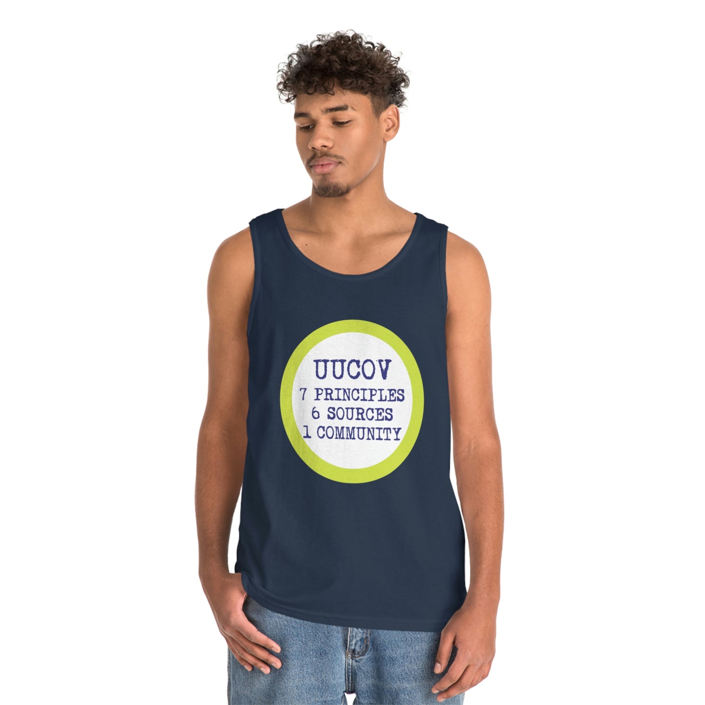 7 Principles Unisex Heavy Cotton Tank Top