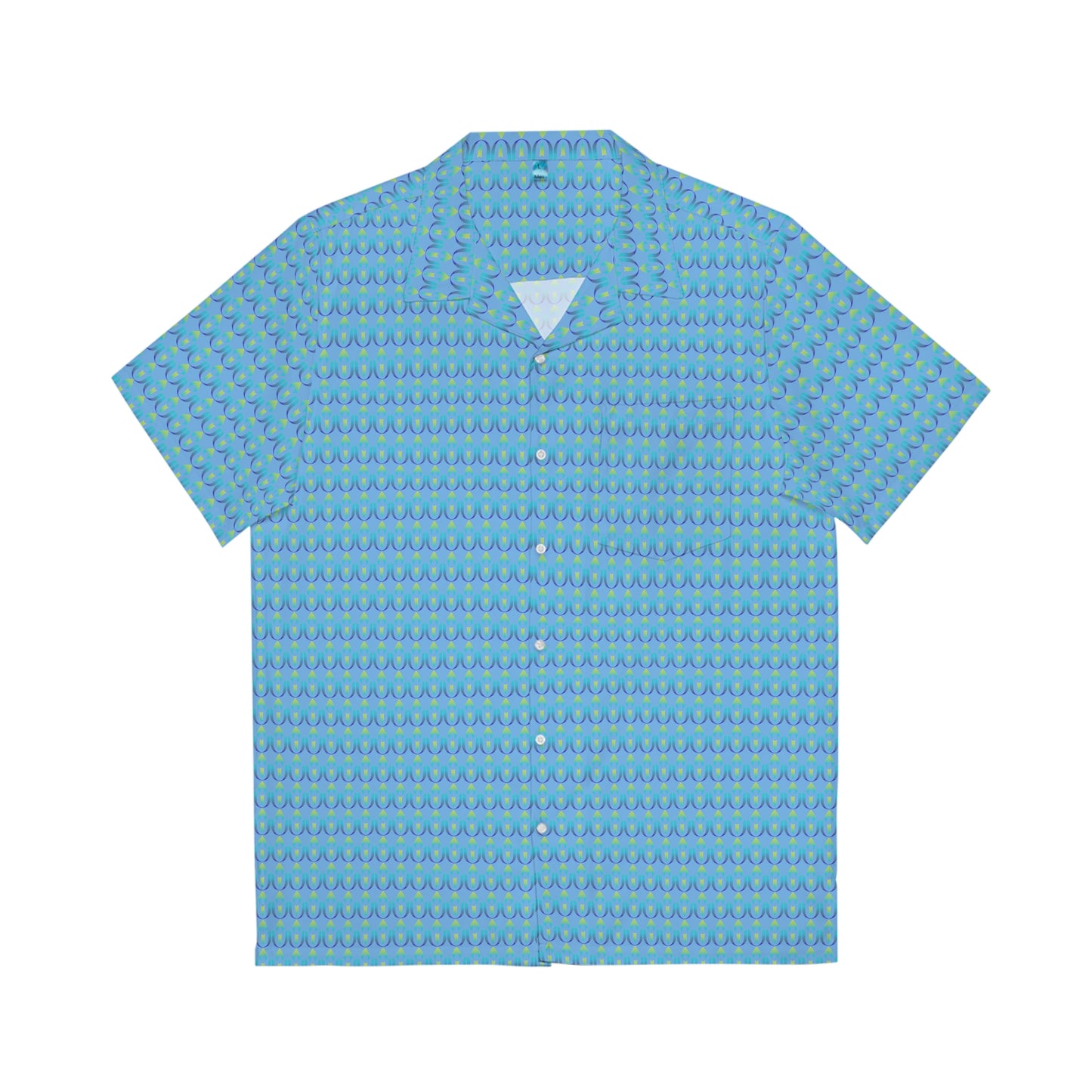 Blue UUCOV Men's Hawaiian Shirt