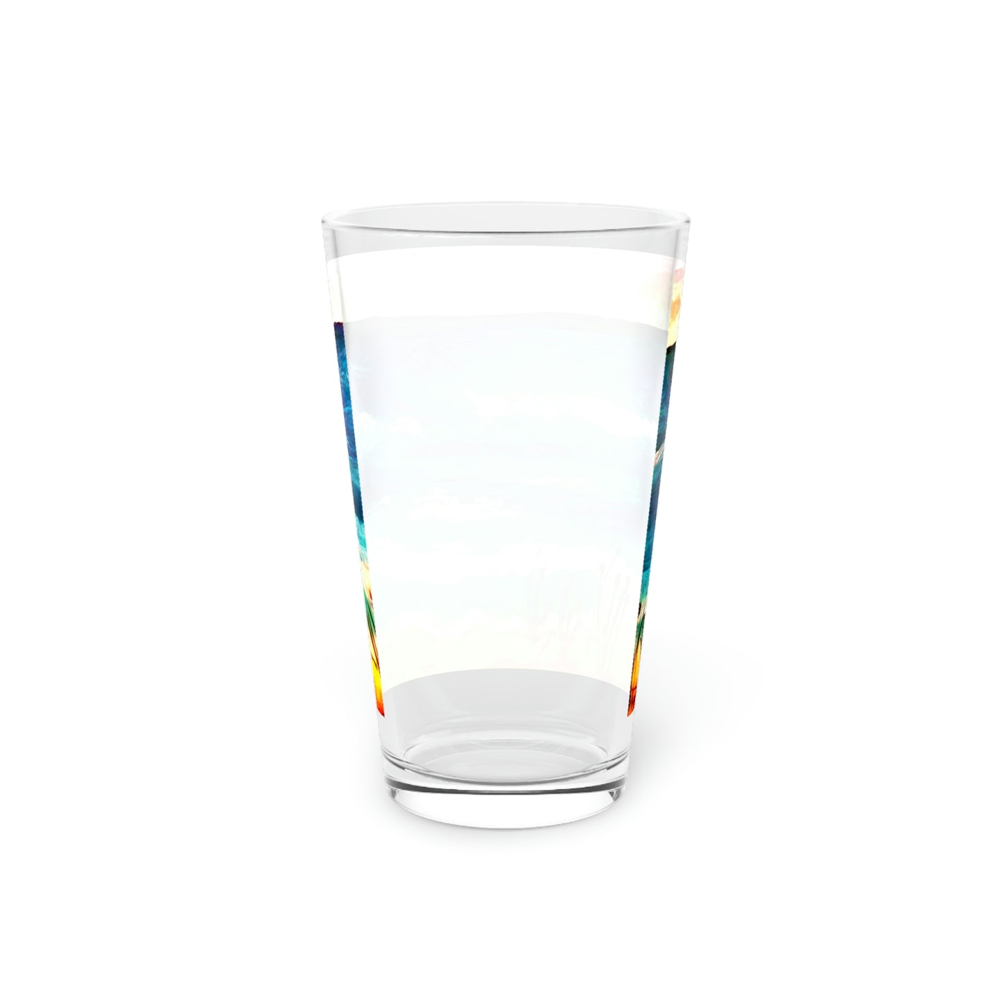 Beachy Pint Glass, 16oz