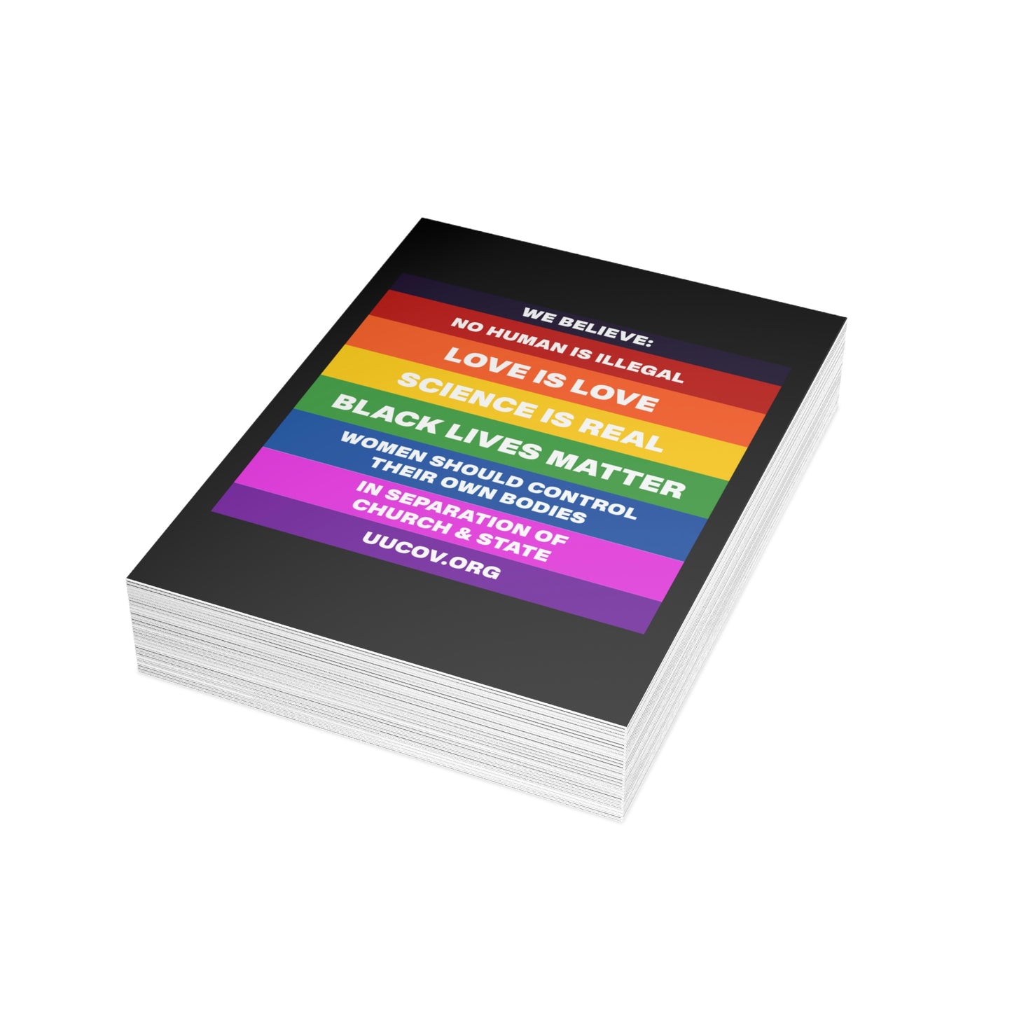 We Believe Greeting Cards (1, 10, 30, and 50pcs)