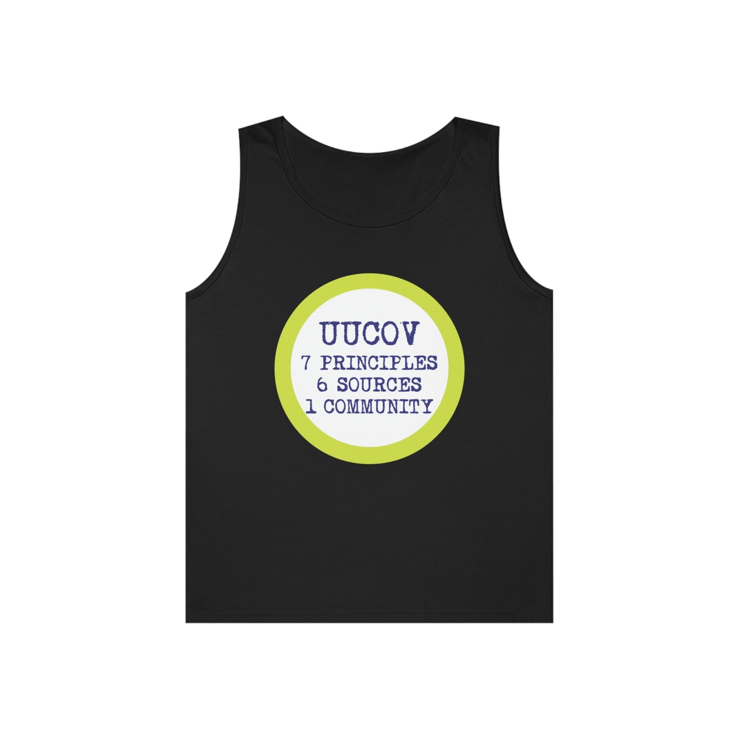 7 Principles Unisex Heavy Cotton Tank Top