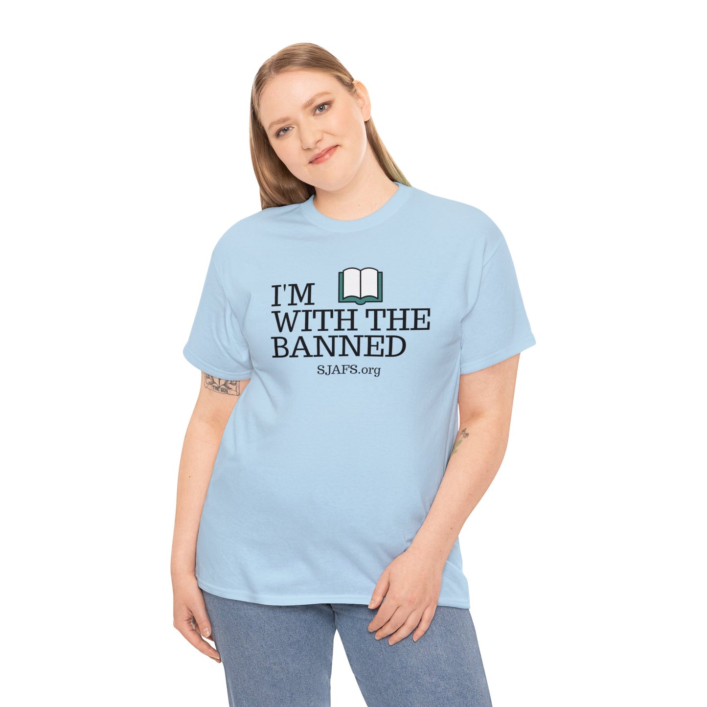 SJAFS I'm With the Banned Unisex Heavy Cotton Tee