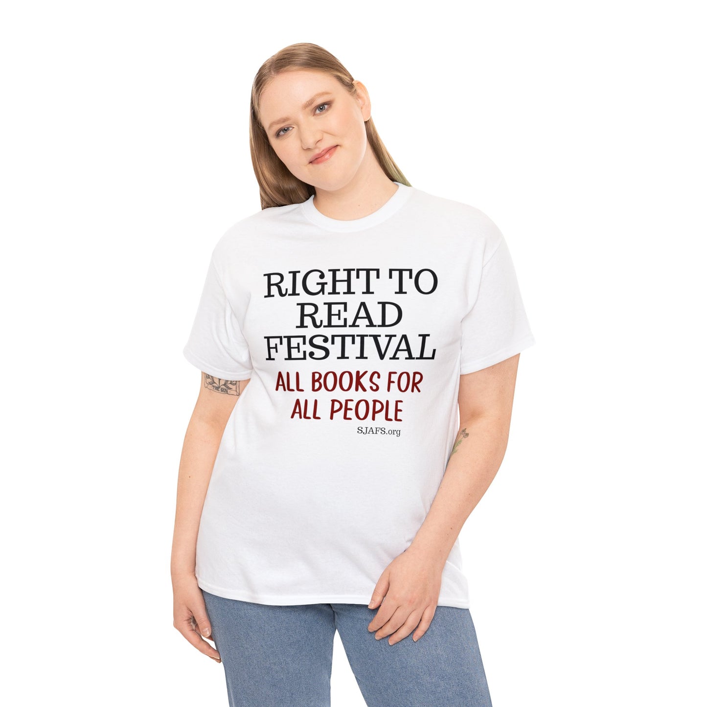 Right to Read Festival Shirt Unisex Heavy Cotton Tee