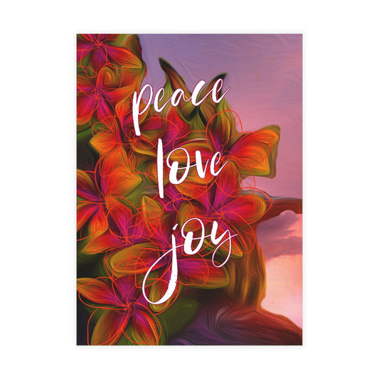 Peace Love Joy Greeting Card Bundles (10, 30, 50 pcs)