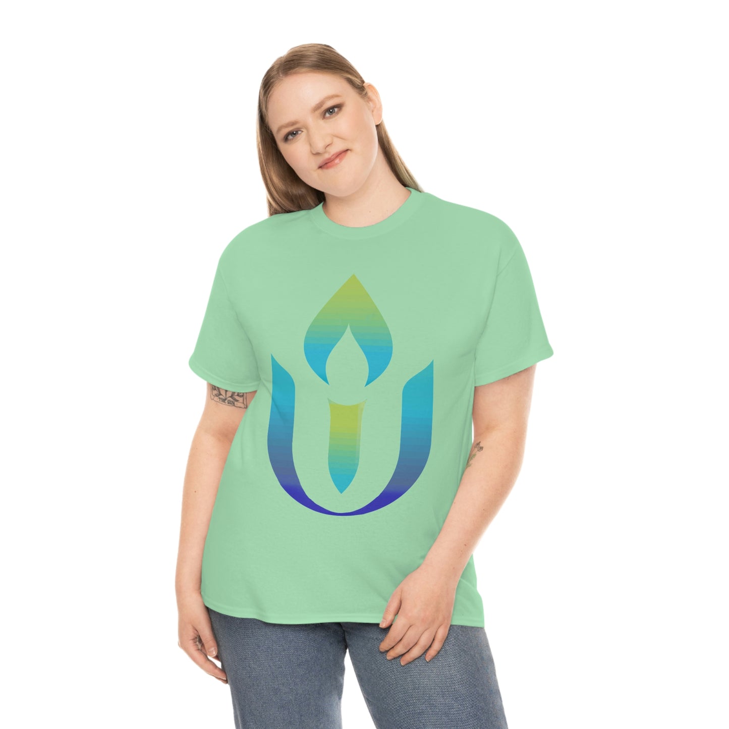 UUCOV Gradient Logo Unisex Heavy Cotton Tee